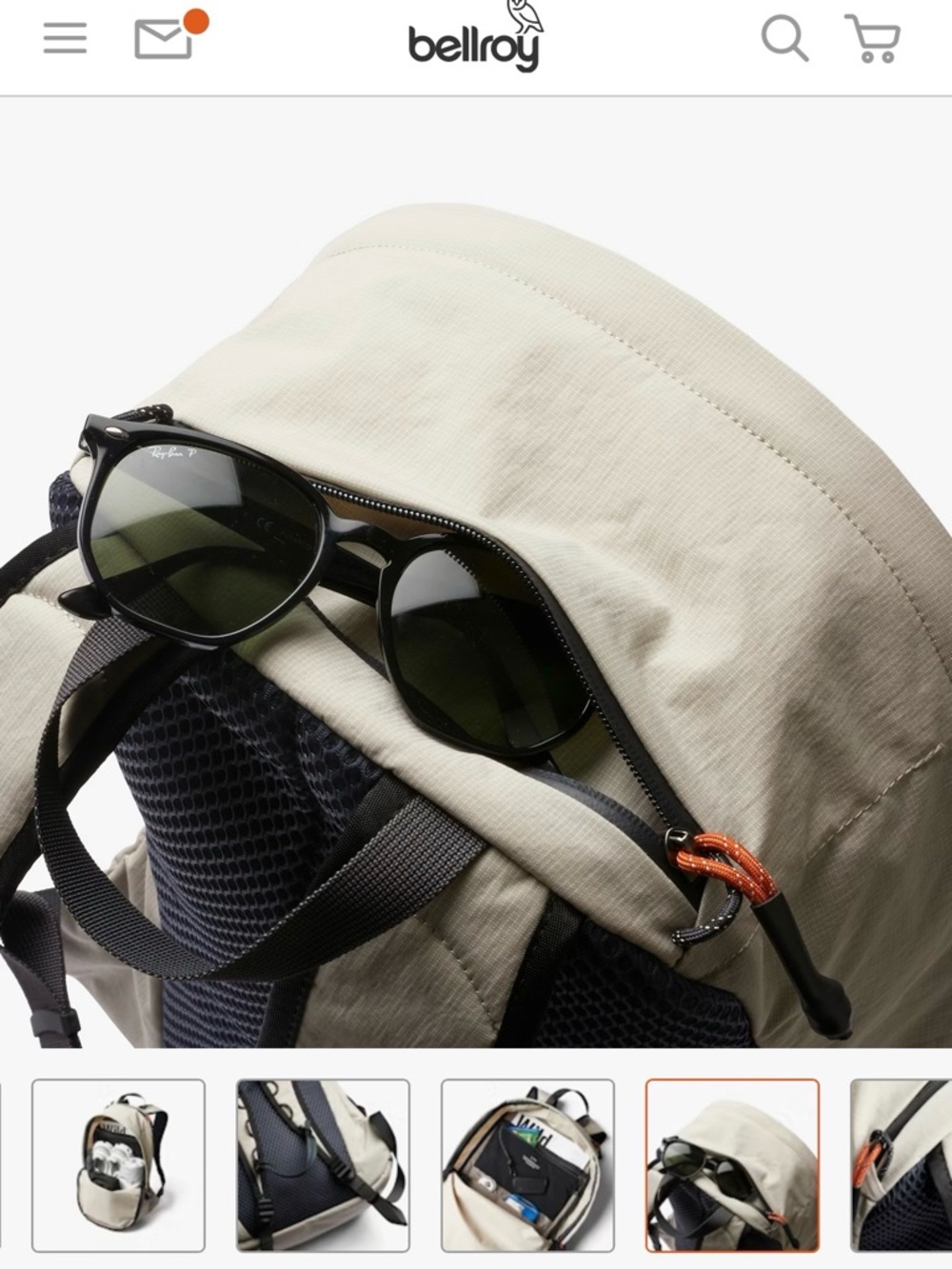 Bellroy Lite Daypack — Ash - Picture 7 of 8